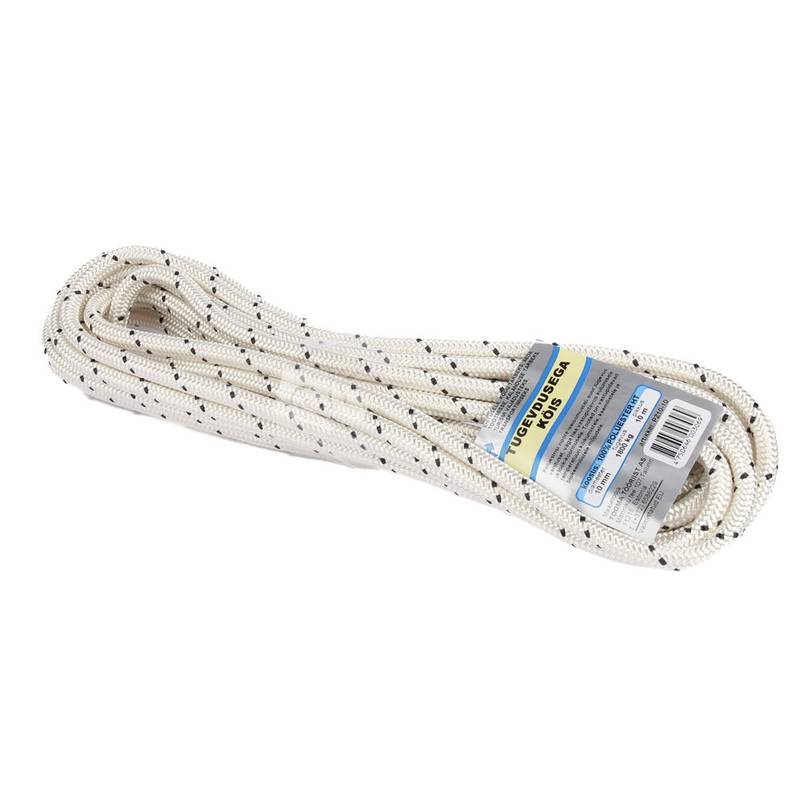 Cord braided with core high tenacity polyester 10mm 10m, breaking load 1800kg