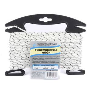 Tugevdusega nöör polüester 3mm/50m raam