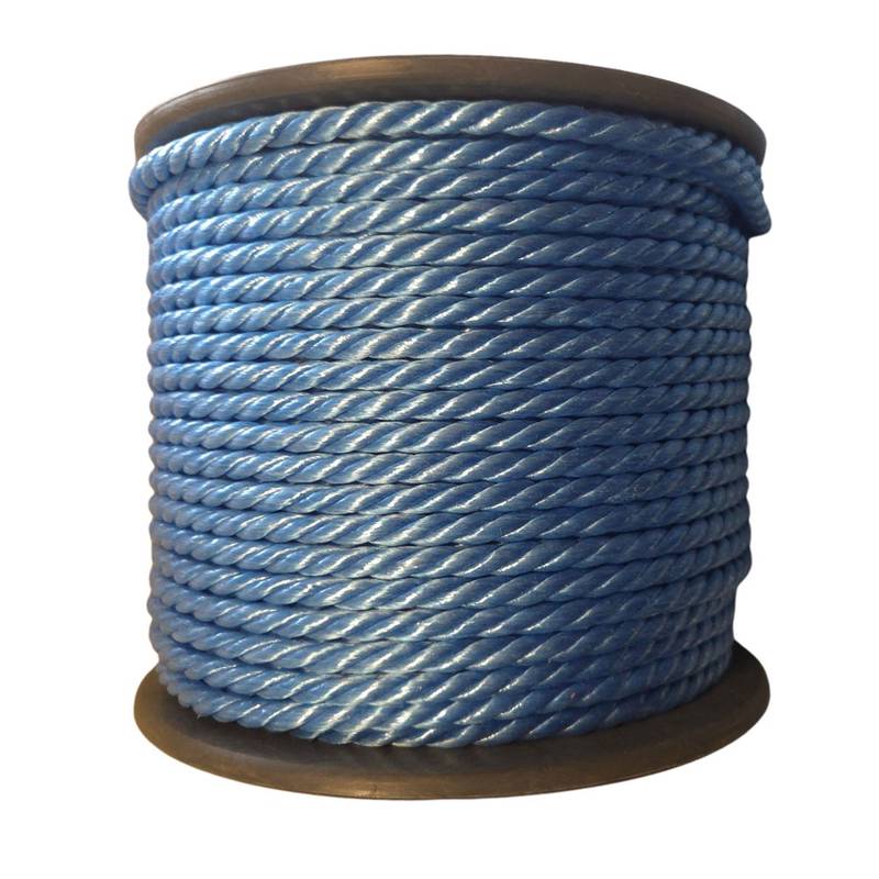 Keerutatud köis sinine polüpropüleen 10mm trummel (müük 120m kaupa)