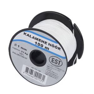 Kalamehe nöör valge polüamiid 1mm/100m