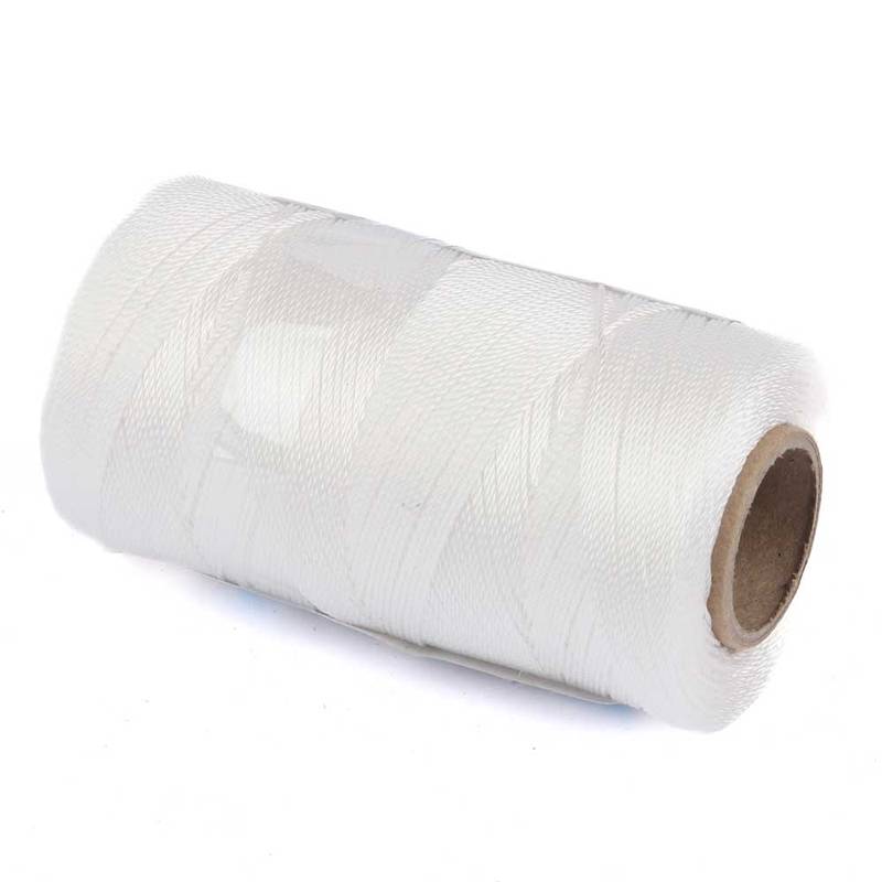 Polyester twisted cord white 1mm/300m