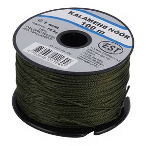 Kalamehenöör 1mm/100m militaar(rull/plast)