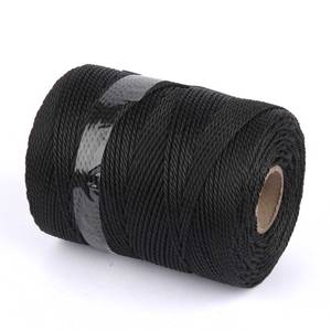 Polyester twisted cord black 2mm/200m