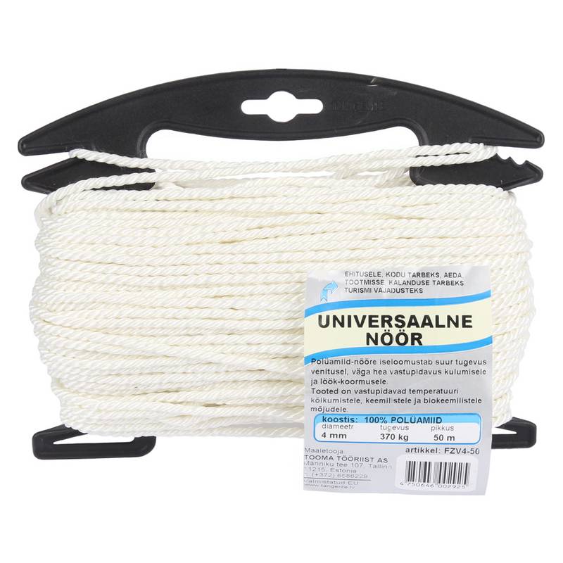 Universaalne nöör polüester HT 4mm/50m raam