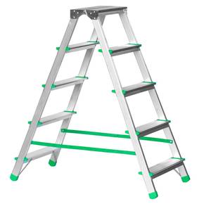 Kahepoolne treppredel 2x5 astet 150kg