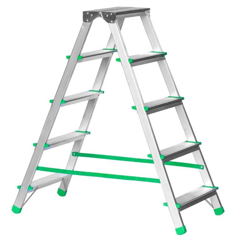 Kahepoolne treppredel 2x5 astet 150kg