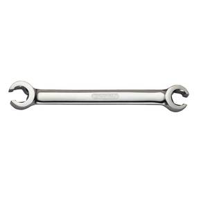 CHROMEplus Open double ring spanner, offset, 6x8mm