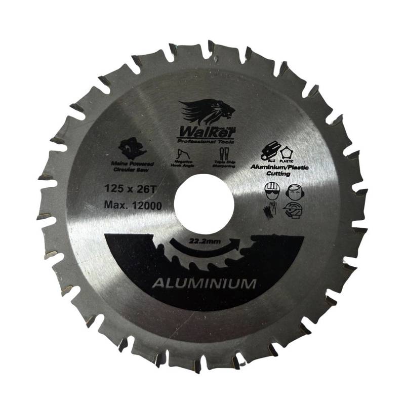 Saeketas 125x22,2/20x26 TC ALU 1,9mm/2,6mm