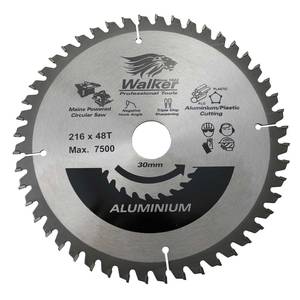 216mm x 48T Aluminium Cutting Saw Blade x 30mm bore