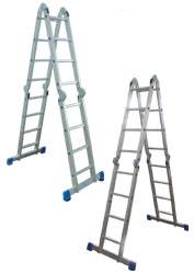 Multi-purpose ladder, 4x4 rungs, 4.6m