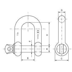 D-seekel 10 mm, tsingitud