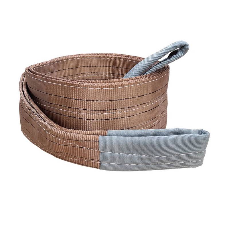 Flat Webbing Sling, 6 Ton, 180 mm Width, Brown