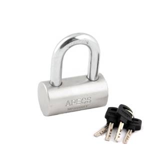 Padlock APECS PDS-32-60, steel, 4 keys, blister pack