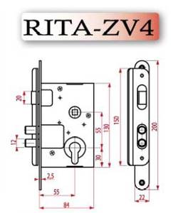 Ukselukk "Rita"/404Z
