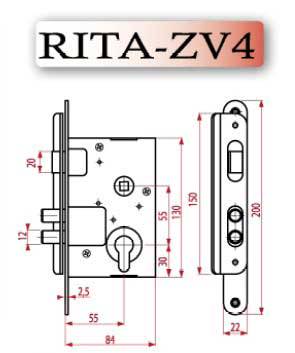 Ukselukk "Rita"/404Z