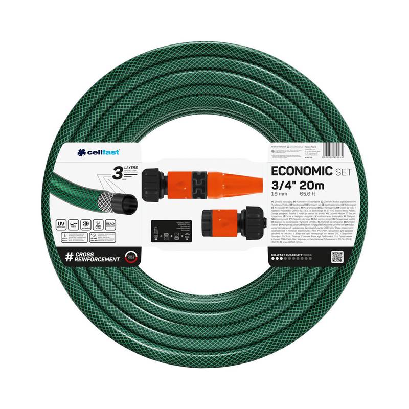 Aiavooliku komplekt ECO 3/4" 20m+liitmikud