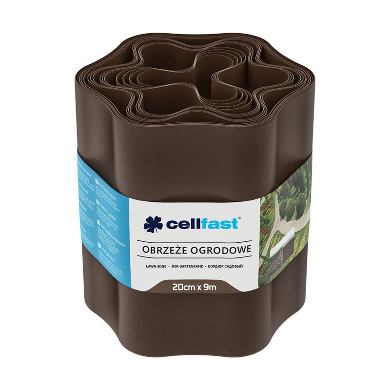 Lawn edges /brown/ 20 cm x 9 m