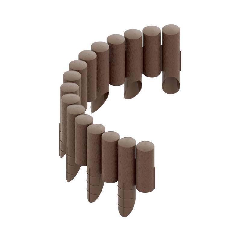 Vaipiire plast 4-elementi pruun 2,3m(10tk x23cm)