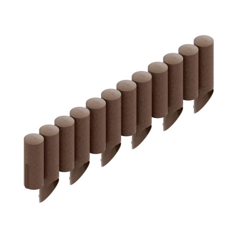 Vaipiire plast 4-elementi pruun 2,3m(10tk x23cm)