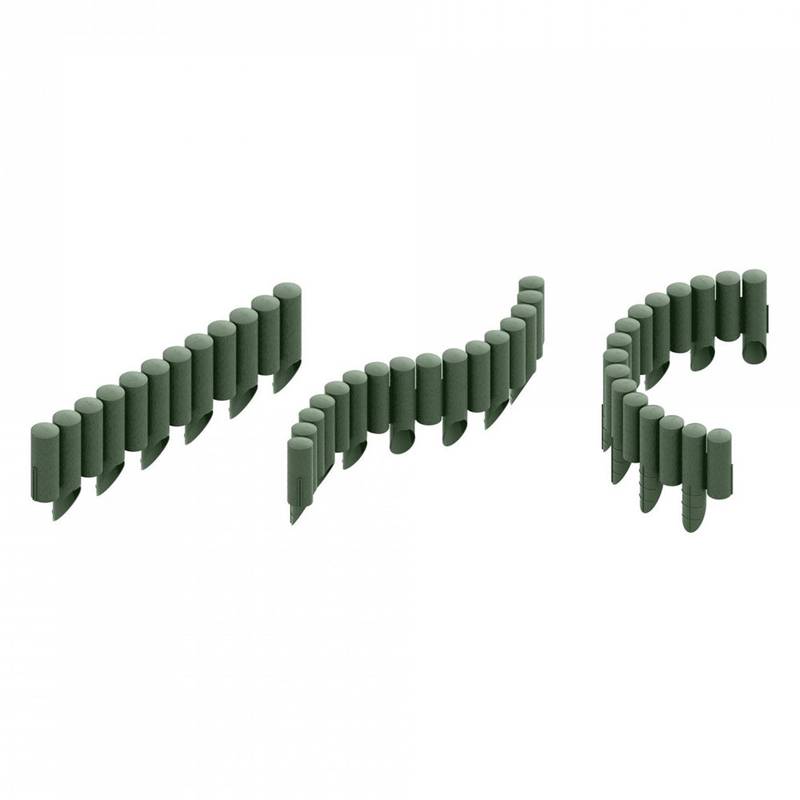Garden pallisade 4 elements STANDARD /green/