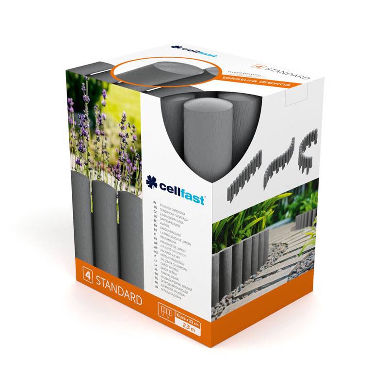 Vaipiire plast 4-elementi hall 2,3m(10tk x23cm)