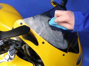 Polishing Set 4 parts PROfi acryl 1 tube Composition 1 Abrasive Paper 1 Sponge 1 Polishing Cloth
