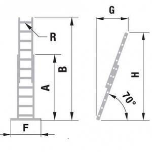 Redel 2-osaline 2x16 7,66 m