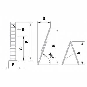Redel 2x10astet A-profi 4,96m