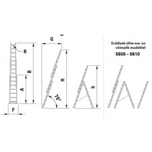 Profi ladder 3x10 FORTE