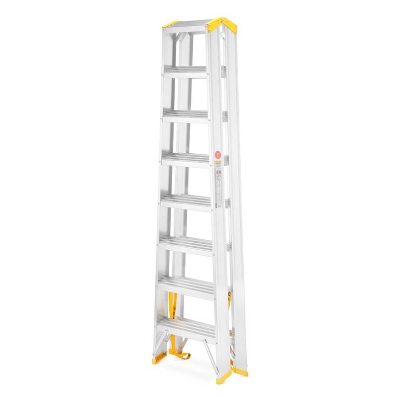 Kahepoolne treppredel 2x8 astet 150kg Forte