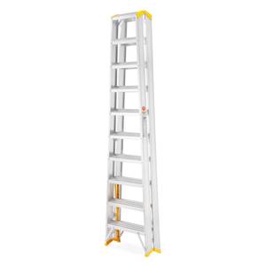 Kahepoolne treppredel 2x10 astet 150kg Forte