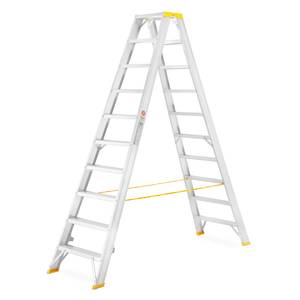 Kahepoolne treppredel 2x10 astet 150kg Forte