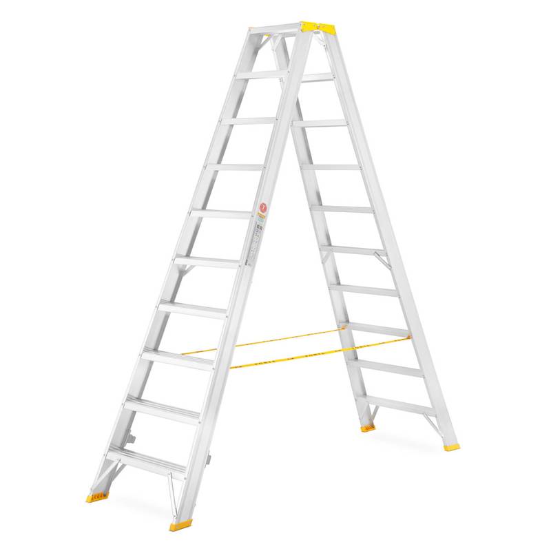 Kahepoolne treppredel 2x10 astet 150kg Forte