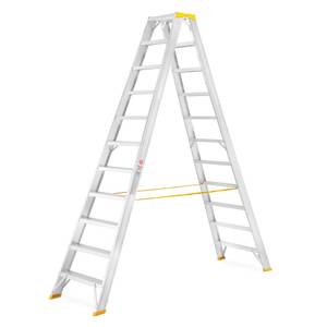 Kahepoolne treppredel 2x11 astet 150kg Forte