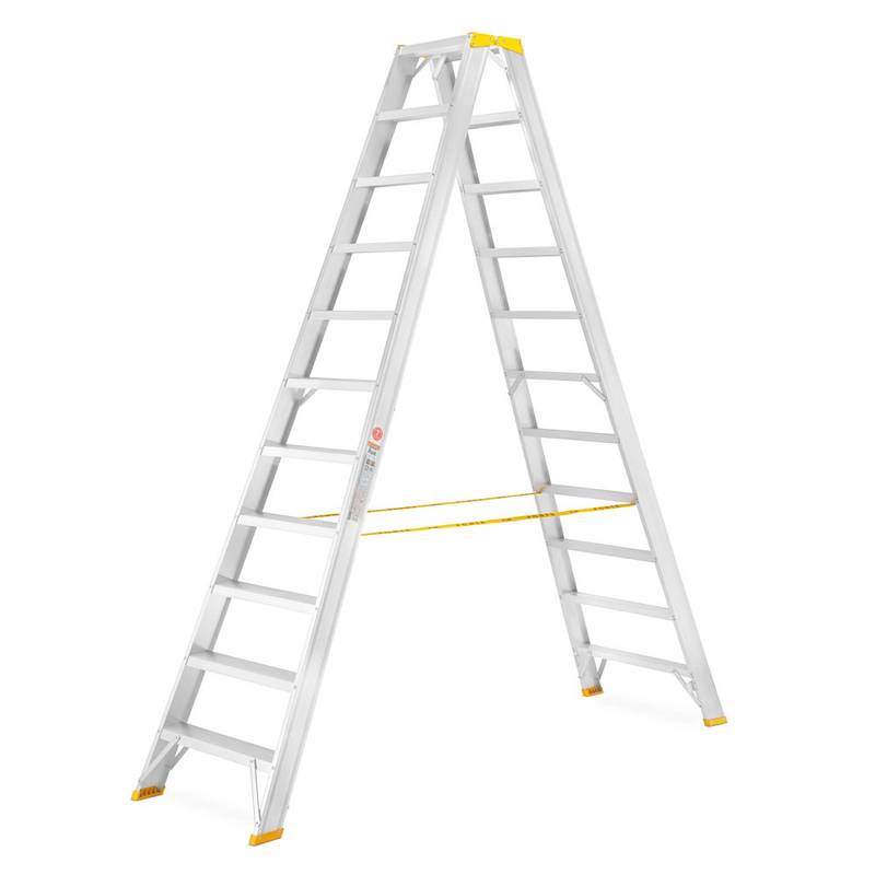 Kahepoolne treppredel 2x11 astet 150kg Forte