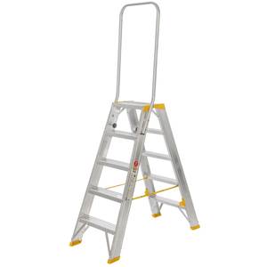 Kahepoolne treppredel 2x5 astet käetoega