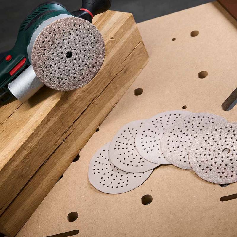 Multi-Hole Sanding Discs for Eccentric Sanders, Ø 125 mm K240 5pcs