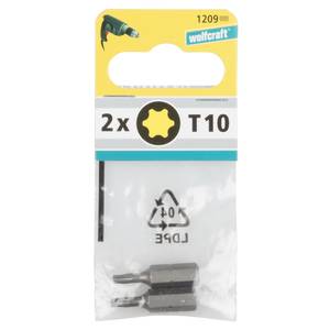 Kruviotsikud Torx 10 x 25mm Solid 2tk