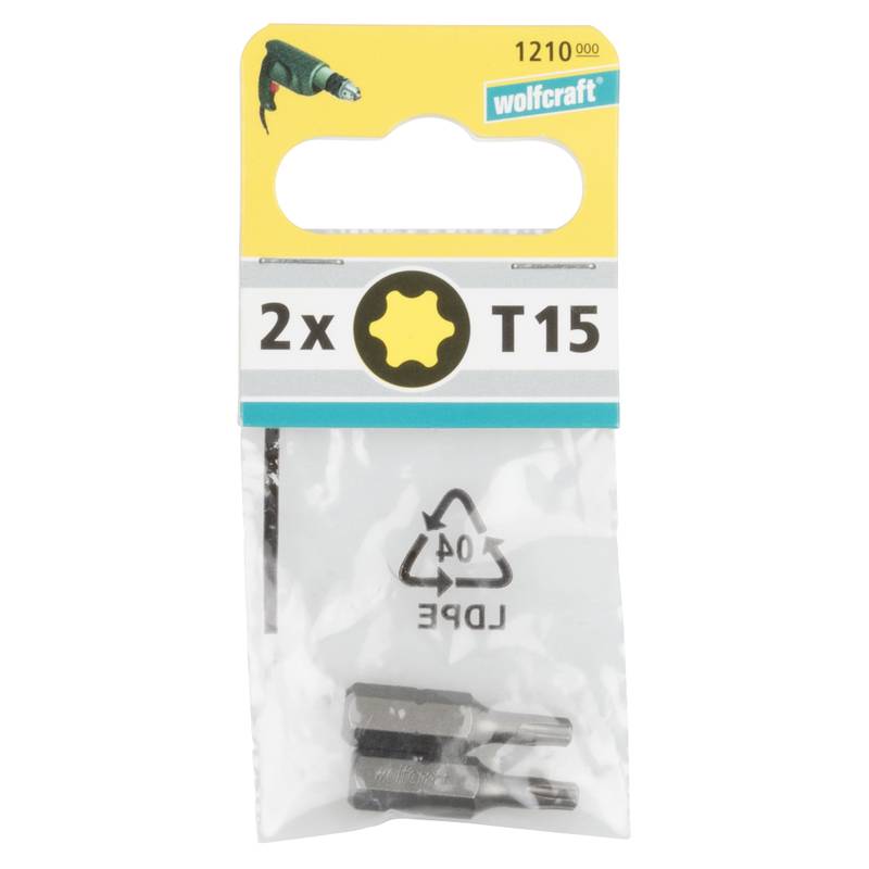 Kruviotsikud Torx 15 x 25mm Solid 2tk