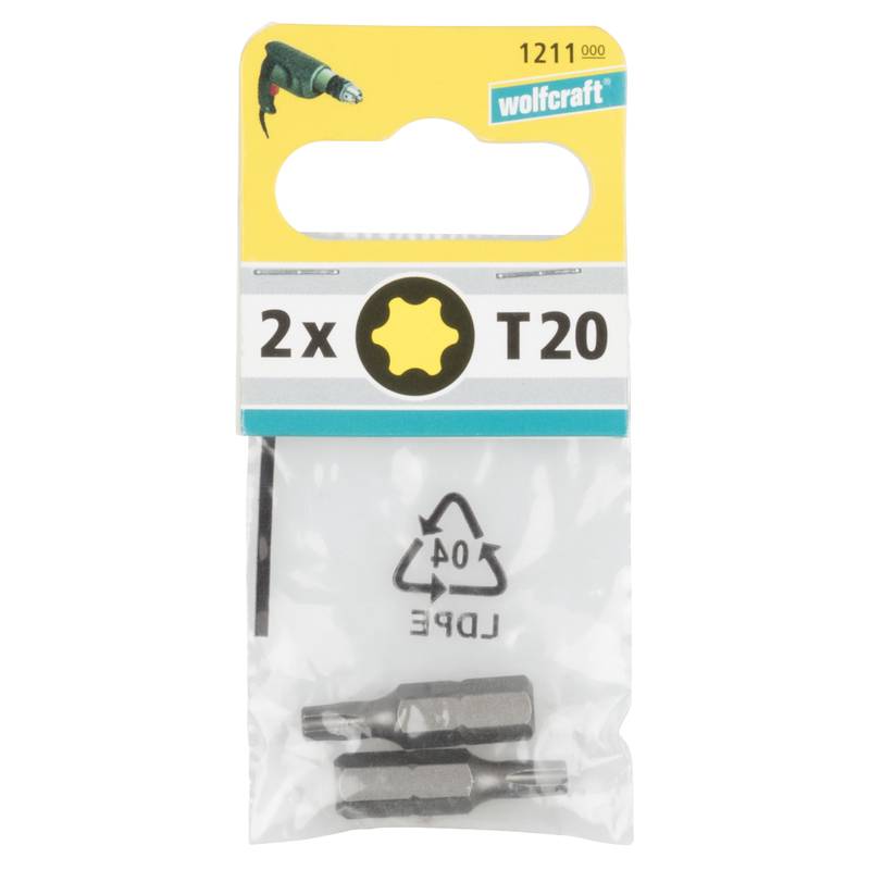 Kruviotsikud Torx 20 x 25mm Solid 2tk
