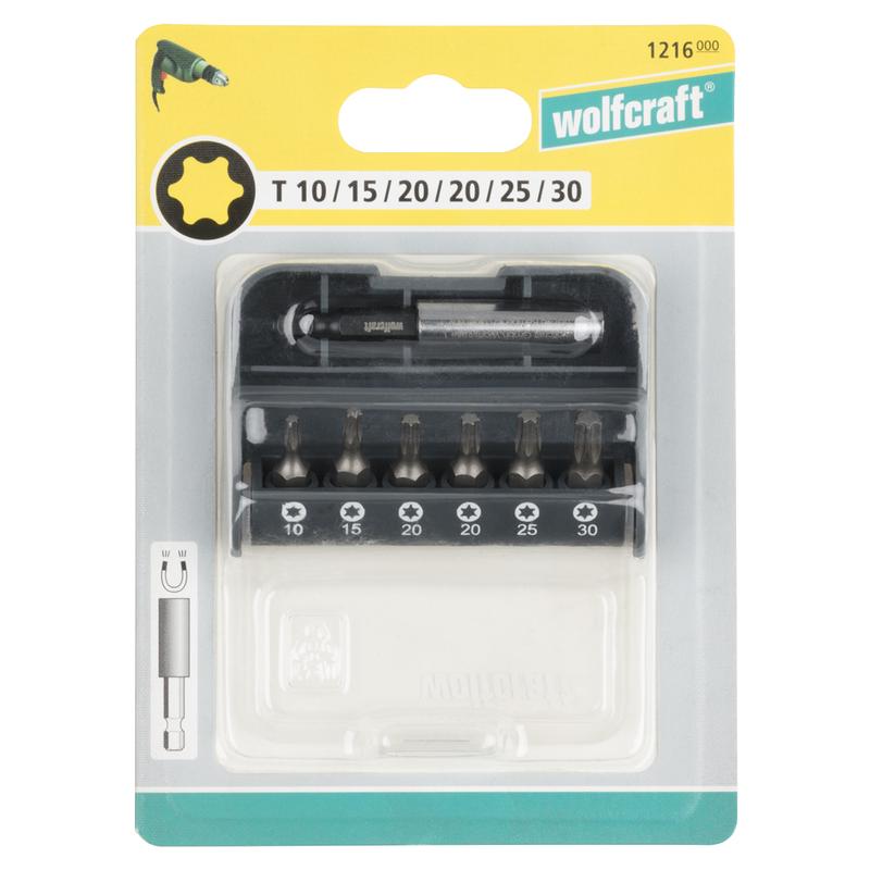 Bit Box, TORX® (T 10–30), 7 Pcs. Solid