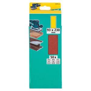 Lihvpaber 93x230mm 50tk K 40;80;120*