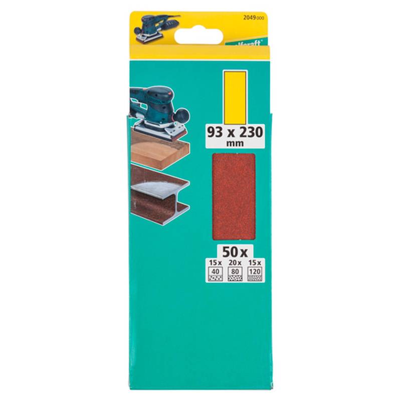Lihvpaber 93x230mm 50tk K 40;80;120*