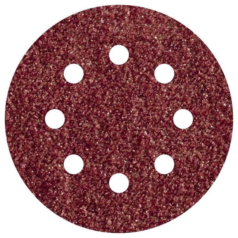Lihvpaberketas Ø 125mm 5tk velcro 8 ava K80