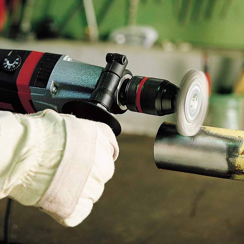Steel Wire Wheel Brush Ø75x10mm Hexagon shank A/F 6.35 mm (¼")
