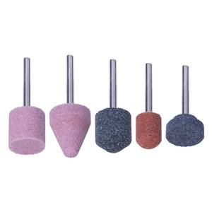 Mounted Stone Set, 5 Pcs., 3 mm shank