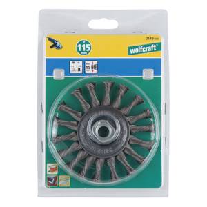 Steel Wire Wheel Brush 115mm thread M14, twisted