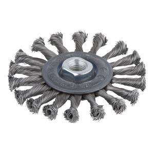 Steel Wire Wheel Brush 115mm thread M14, twisted