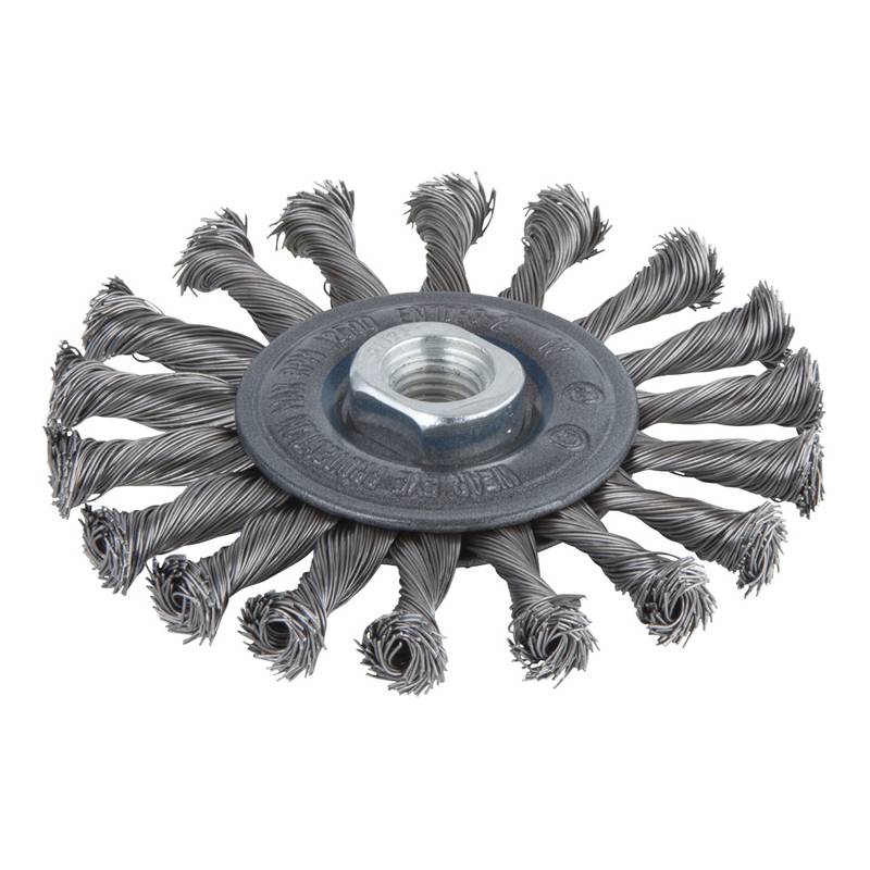 Steel Wire Wheel Brush 115mm thread M14, twisted