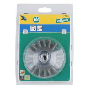 Steel Wire Cup Brush Ø100mm thread M14, twisted